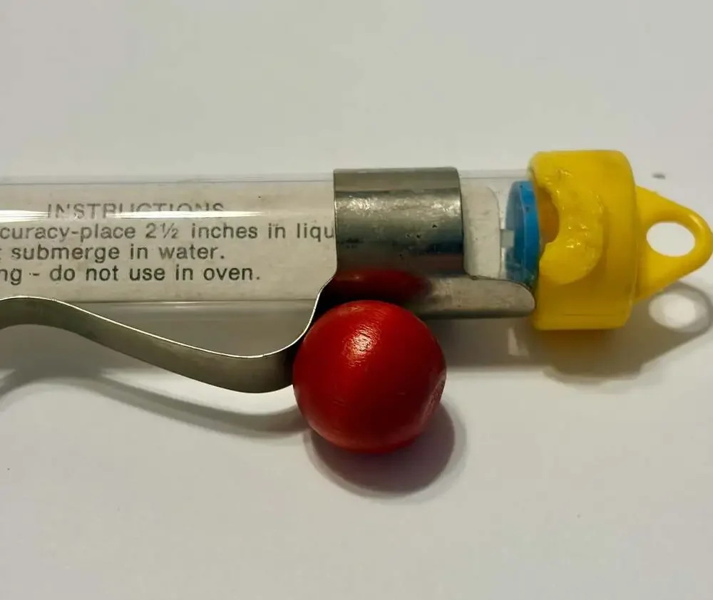 Vintage Acu-Rite Chaney Instrument Co. Deep Frying Candy and Jelly Thermometer